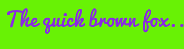 Image with Font Color 8A2BE2 and Background Color 68F205